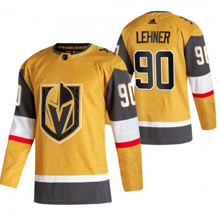 Herren Eishockey Vegas Golden Knights Trikot Robin Lehner 90 2020-21 Ausweich Authentic
